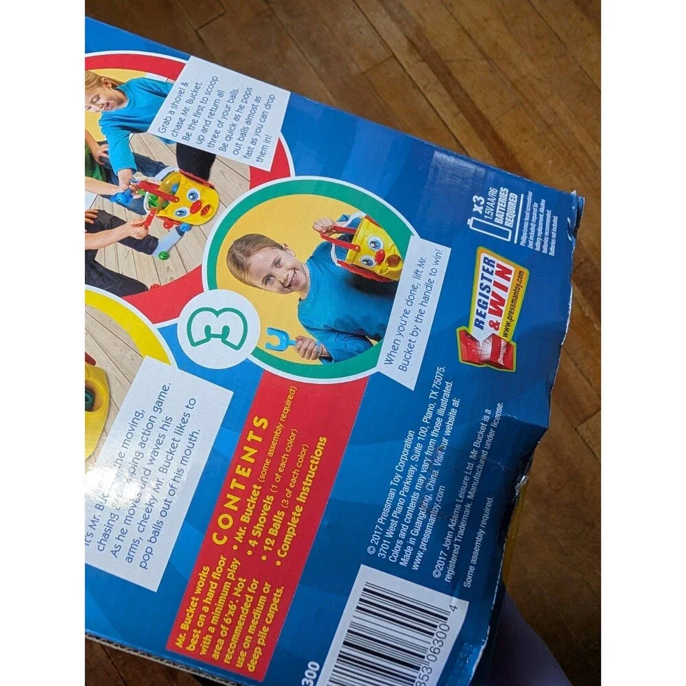 The Original Mr. Bucket Game 2017 Pressman Children's Toy *FOR PARTS*